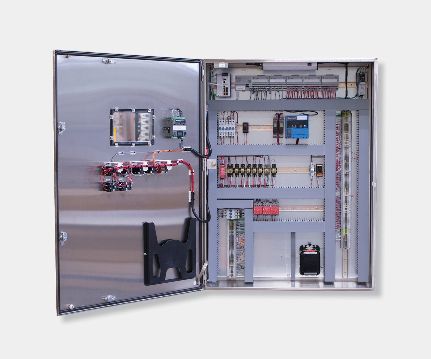Industrial Control Panel With and IO rack and Stainless Steel Enclosure