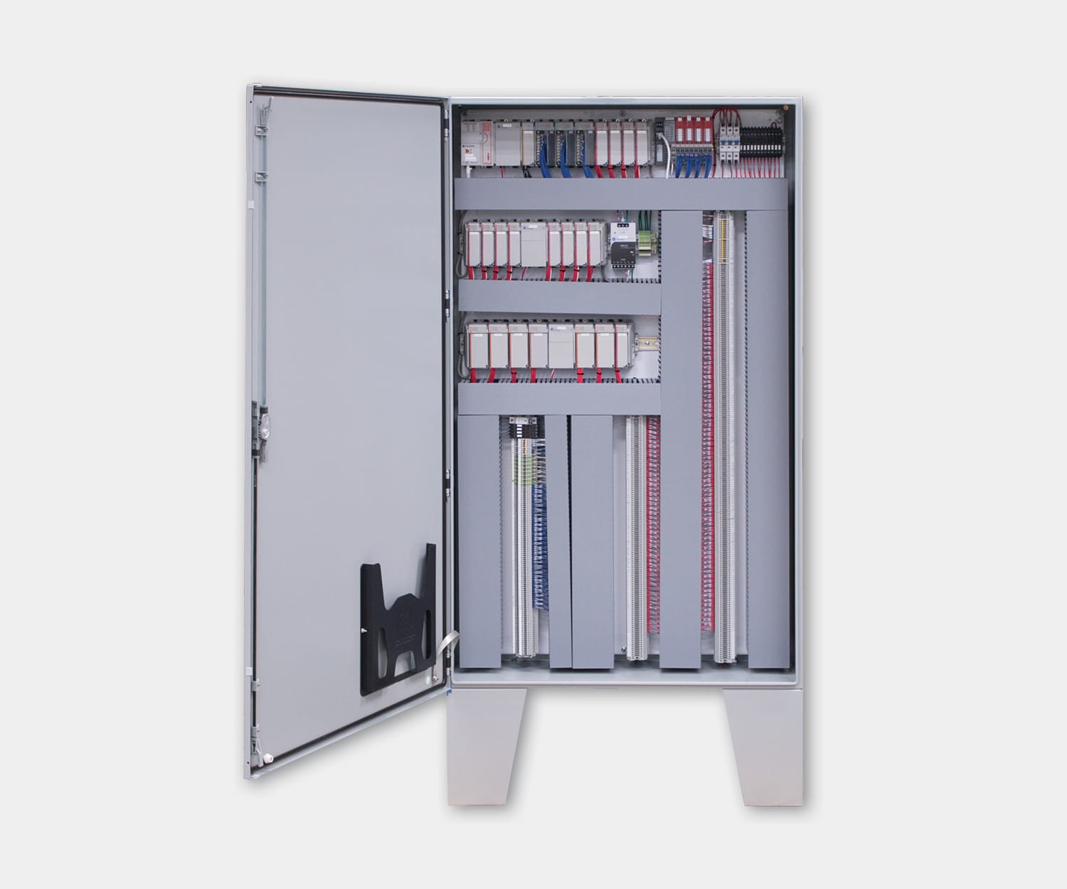 Custom PLC Control Panel Built by Process Solutions