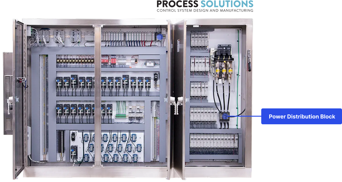 How Power Distribution Blocks Organize Control Panel Wiring