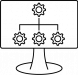 Supervisory Control Icon – Black Supervisory Control Icon - Black